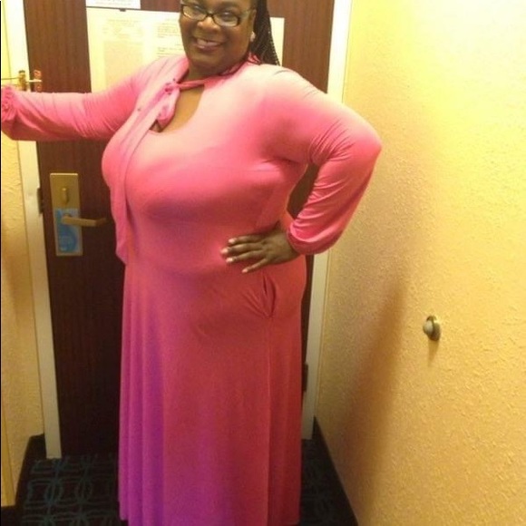 Lalagen maxi floor length dress/gown size 3XL long sleeve. - Picture 2 of 2